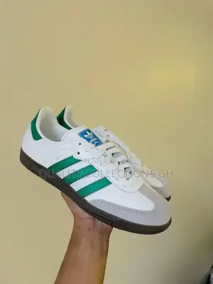 Samba Green and White