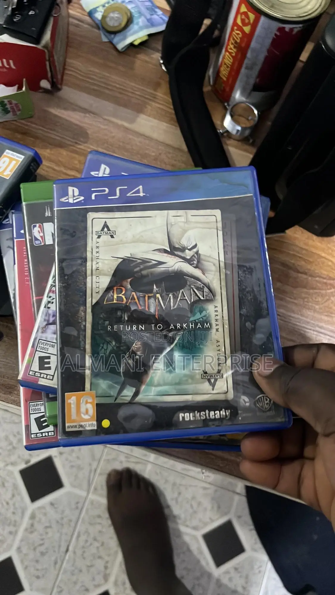 Ps4 CDS With Different Game Titles ( PLS Read the Description)