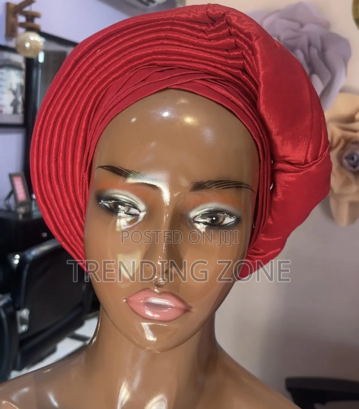 Already-made Wrapped Auto Gele
