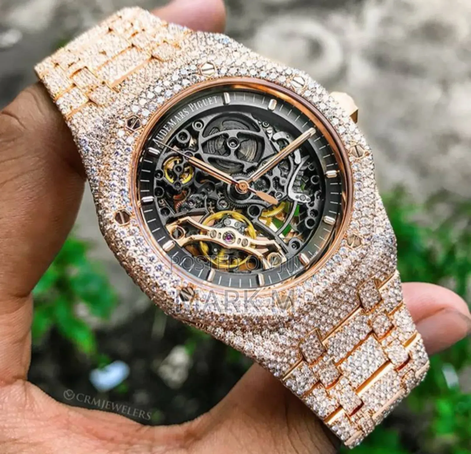 Iced Audemars Piguet Skeleton