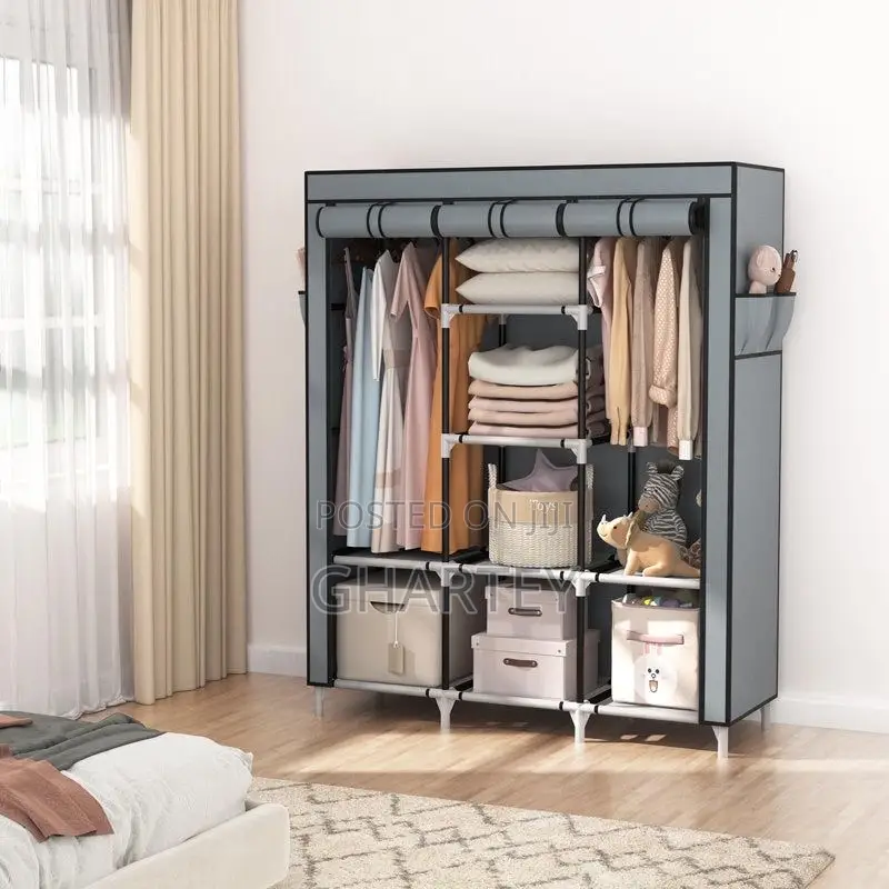 Foldable Portable 3 in 1 Material Wardrobe