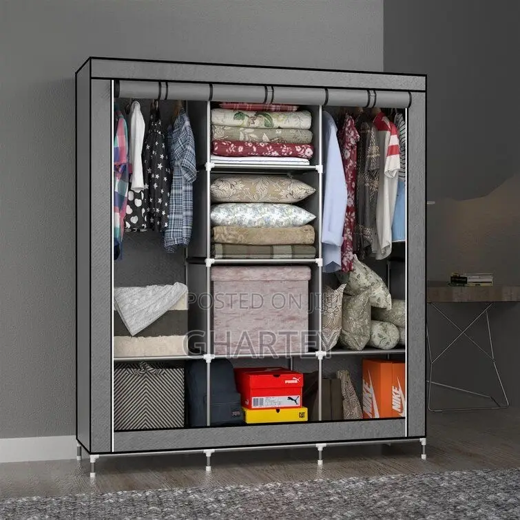 Foldable Portable 3 in 1 Material Wardrobe