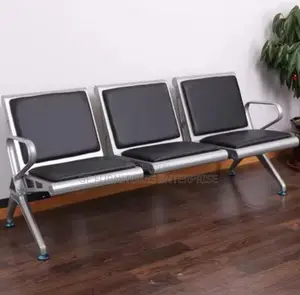 Three-Seater Airport or Public Area Waiting Bench