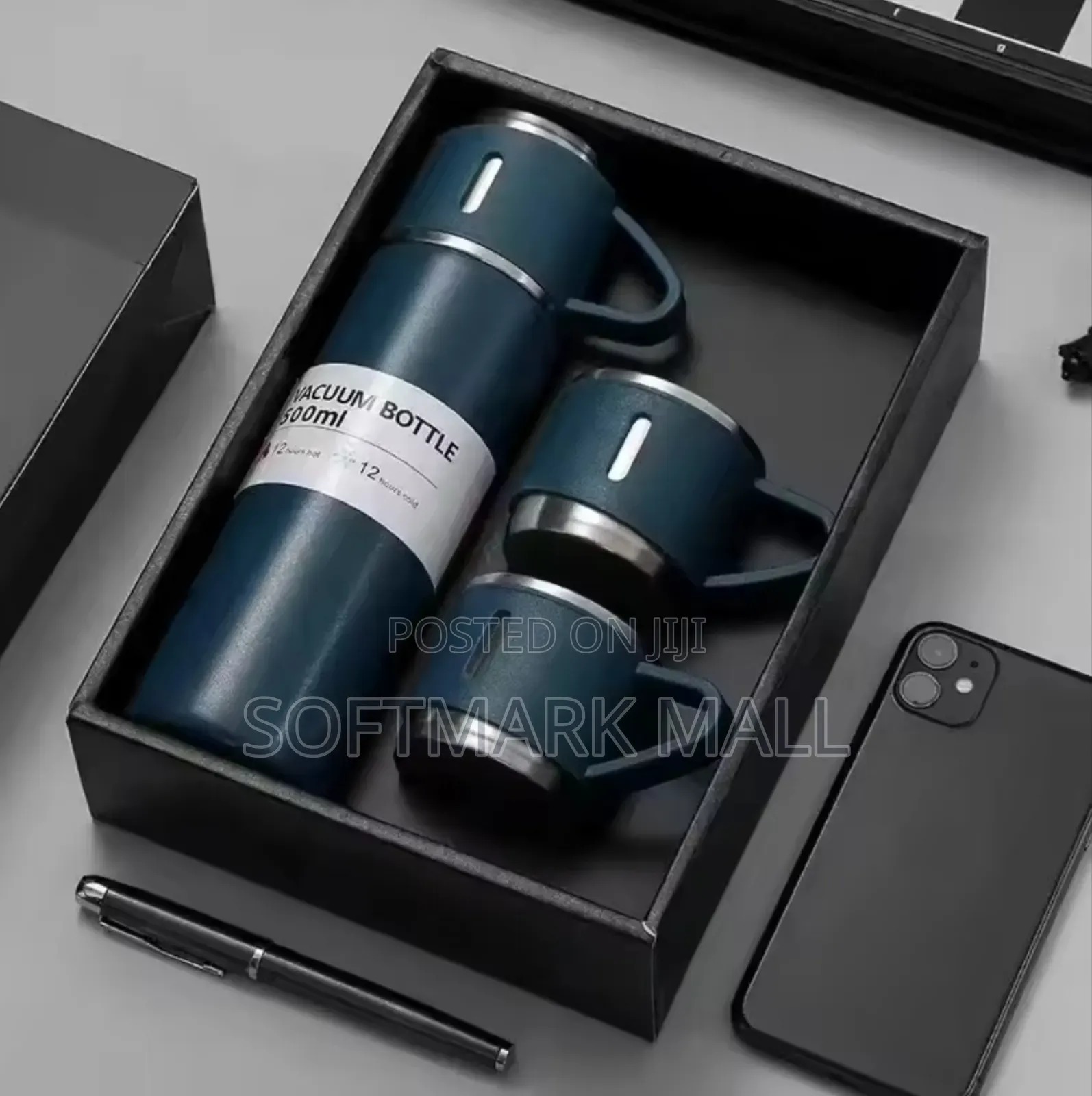 Thermal Flask With 2 Cups