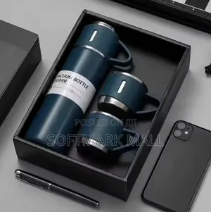 Thermal Flask With 2 Cups