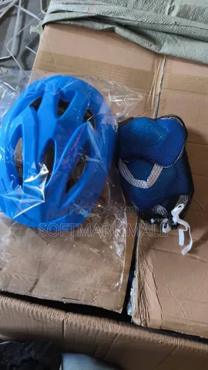 Strong Kids Helmet With Elbow And Knee Guards