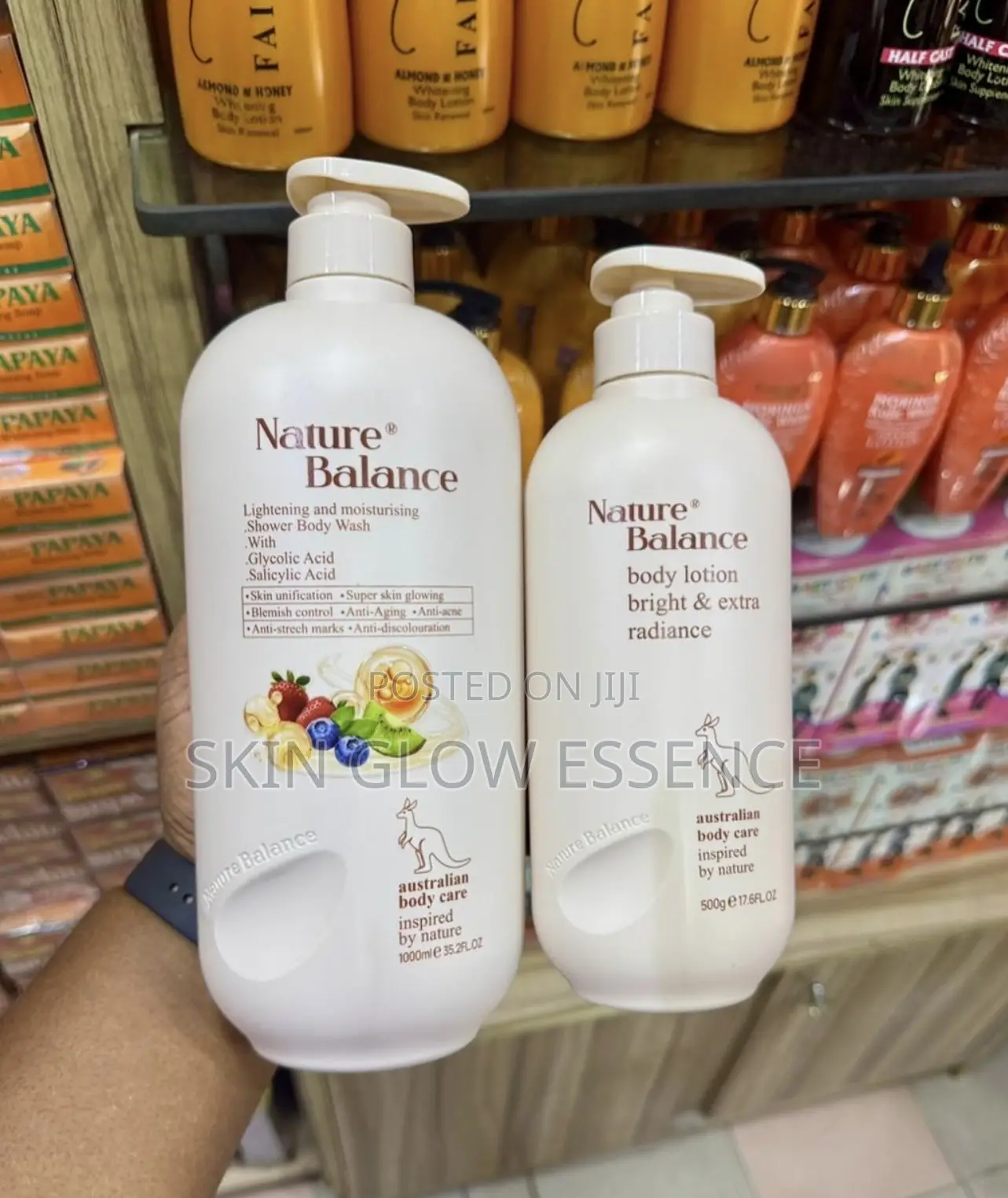 Nature Balance Body Lotion and Shower Gel