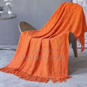 Throw Blanket With Tassel