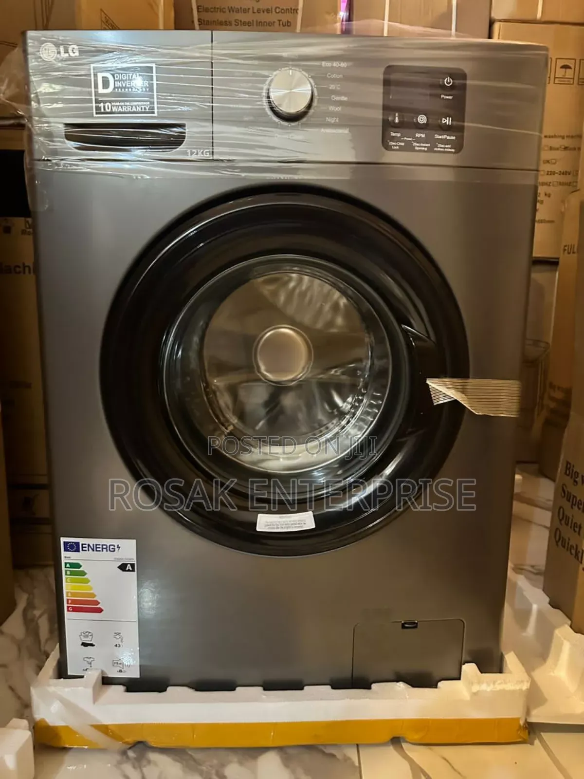 Lg 12kg Front Load Fully Automatic Washing Machine