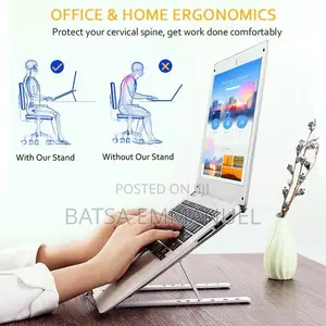 Foldable Metal Laptop Stand (For All Laptop Sizes)