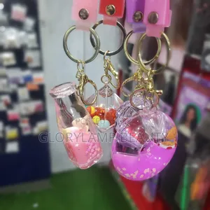 Liquid Floating Keychain – Cute Aesthetic Bag Charm