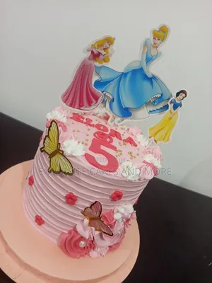 Pink Birthday/ Celebration/ Character Cake