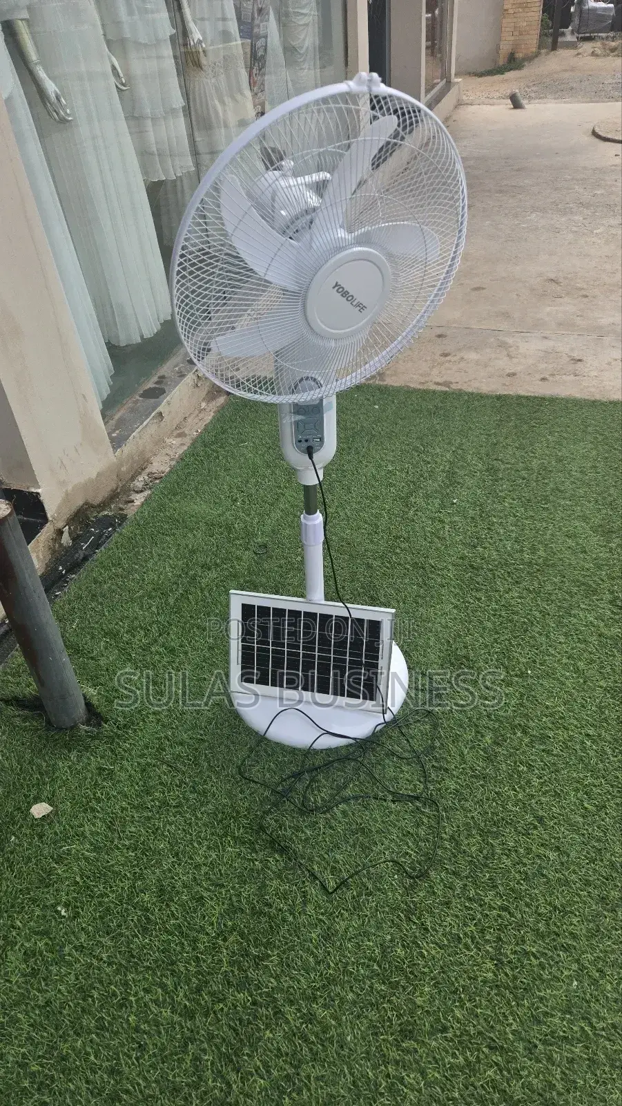 Solar Standing Fan
