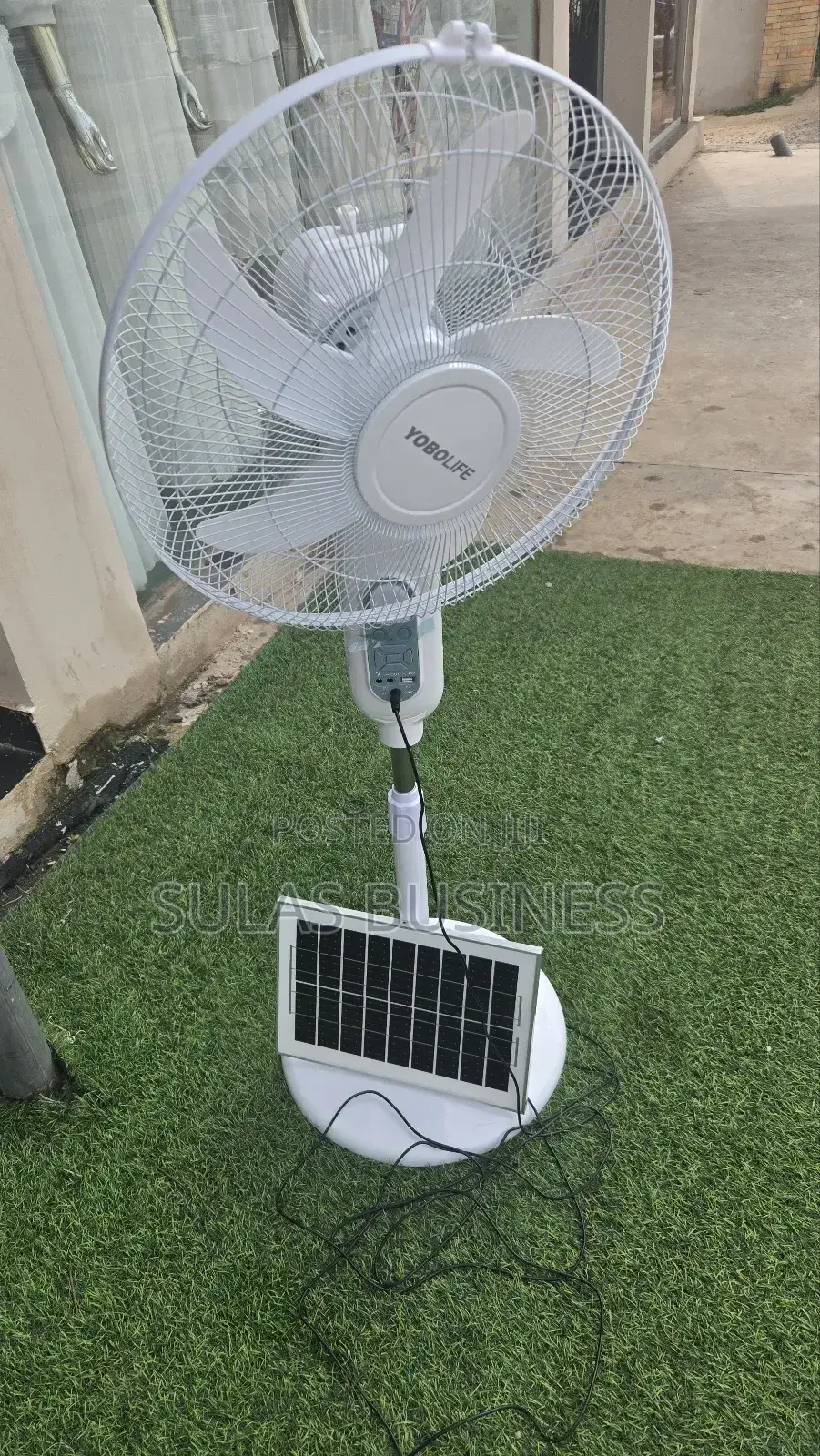 Solar Standing Fan