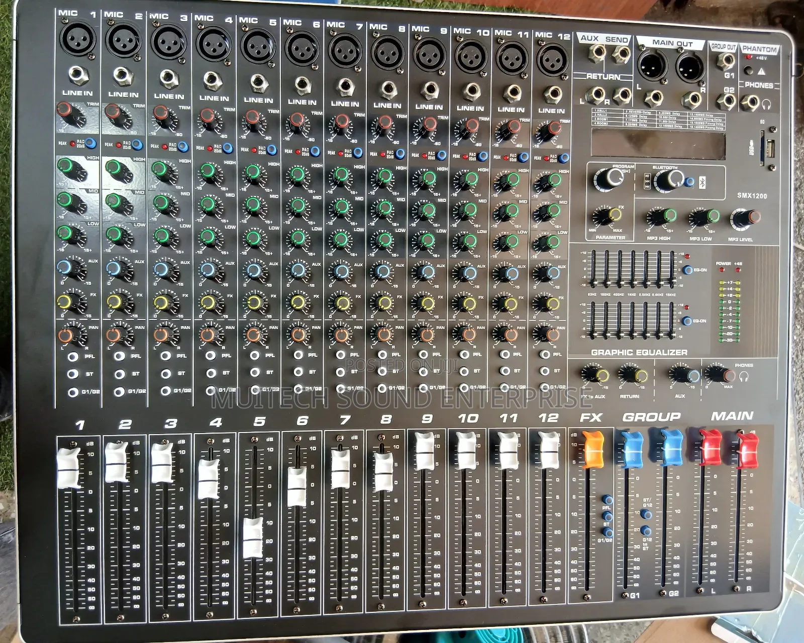 Yamaha Raw Mixer 12 Channels (Smx)