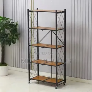 Wooden Shelves Foldable Rack
