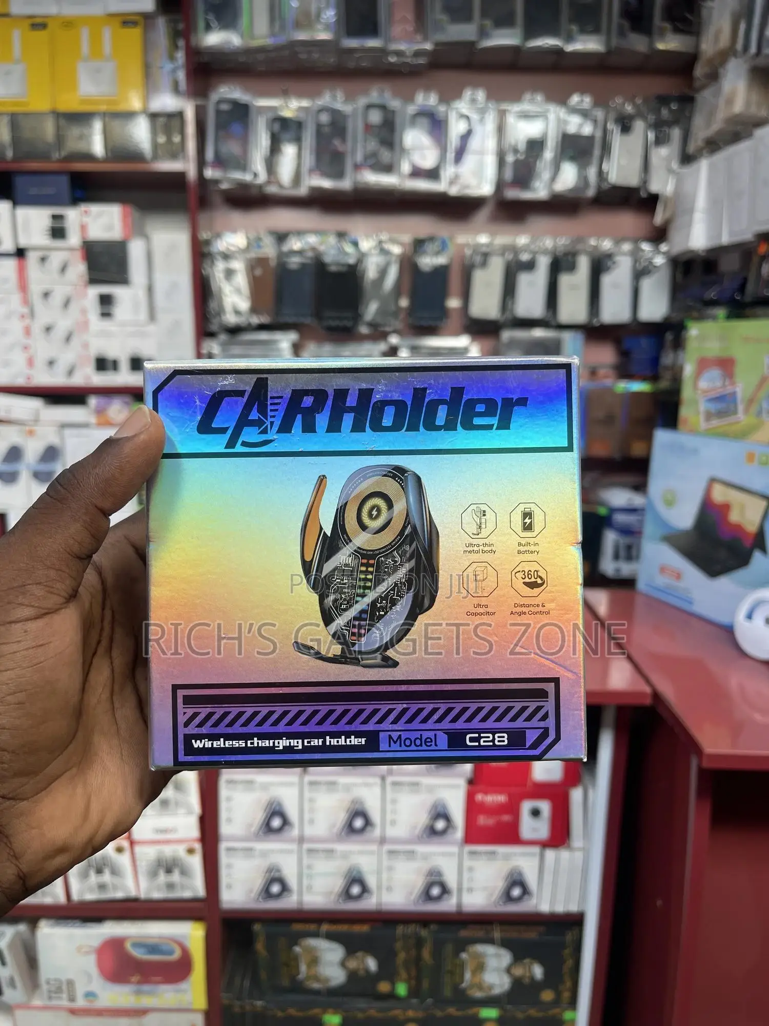 Upgrade Your Drive With the C28 Smart Infrared Car Holder!