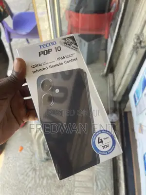 New Tecno Pop 10 128 GB Black