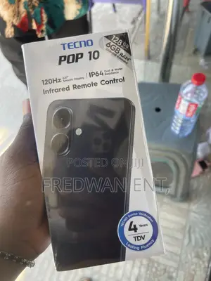 New Tecno Pop 10 128 GB Black