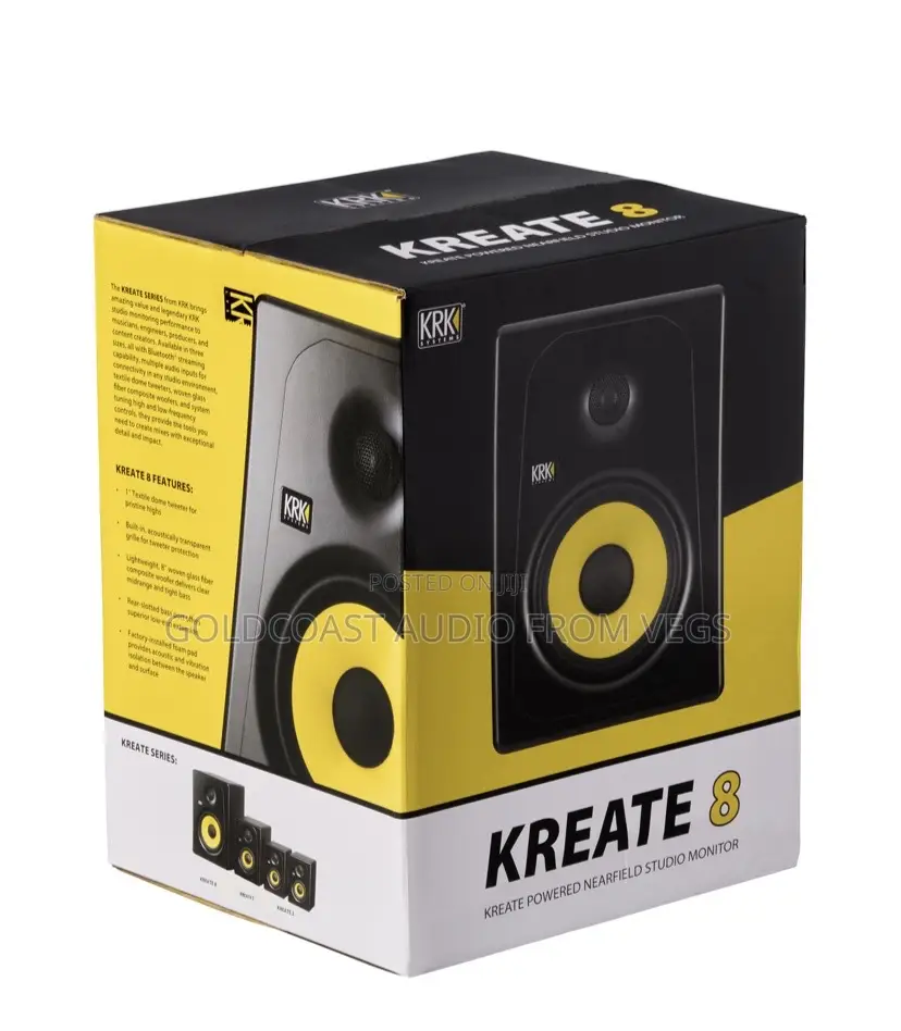 KRK Kreate 8 Active Studio Monitor With Bluetooth