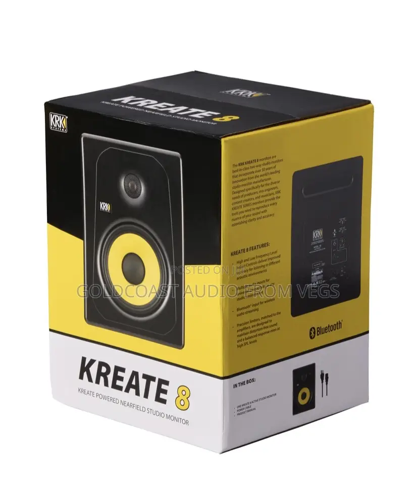 KRK Kreate 8 Active Studio Monitor With Bluetooth