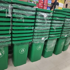 240l Dust Bin (Green Plastic Trash Bin)