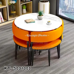 Dinning Table With Chairs Space Saving