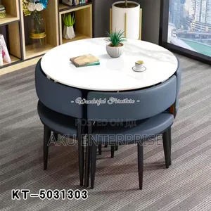 Dinning Table With Chairs Space Saving