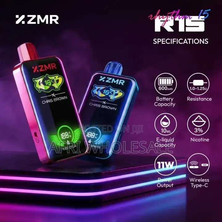 ZMR Vape 15000 Puffs ZMR R15 Flavor Disposable Vape