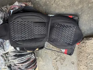 Complete Material Seat Cover Black Front and Back