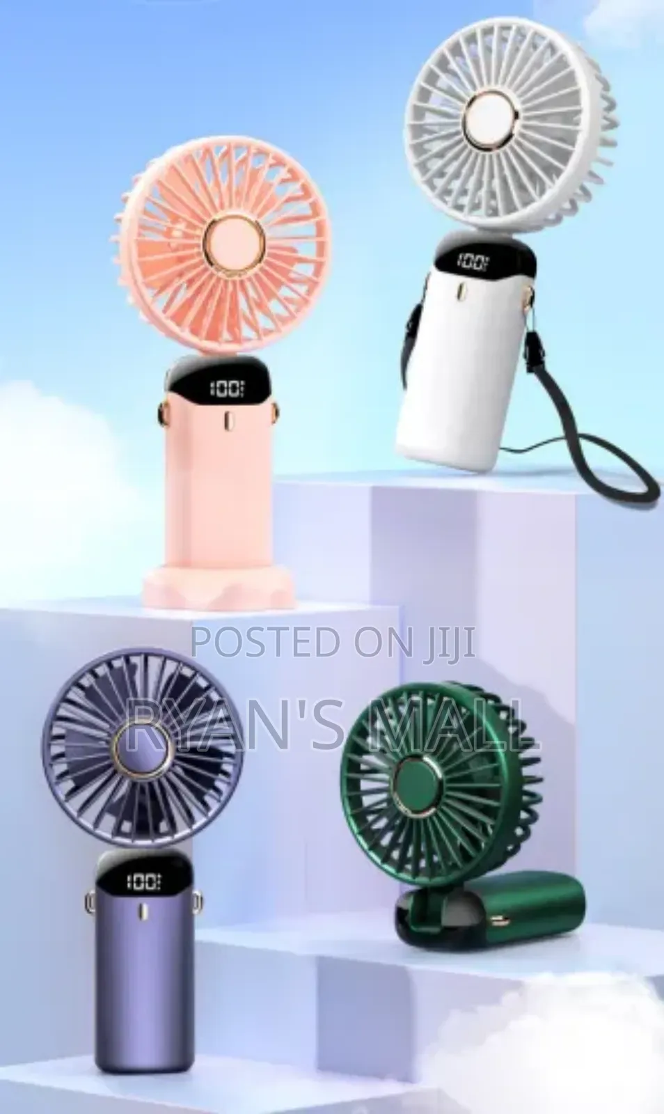 Portable Rechargeable Fan