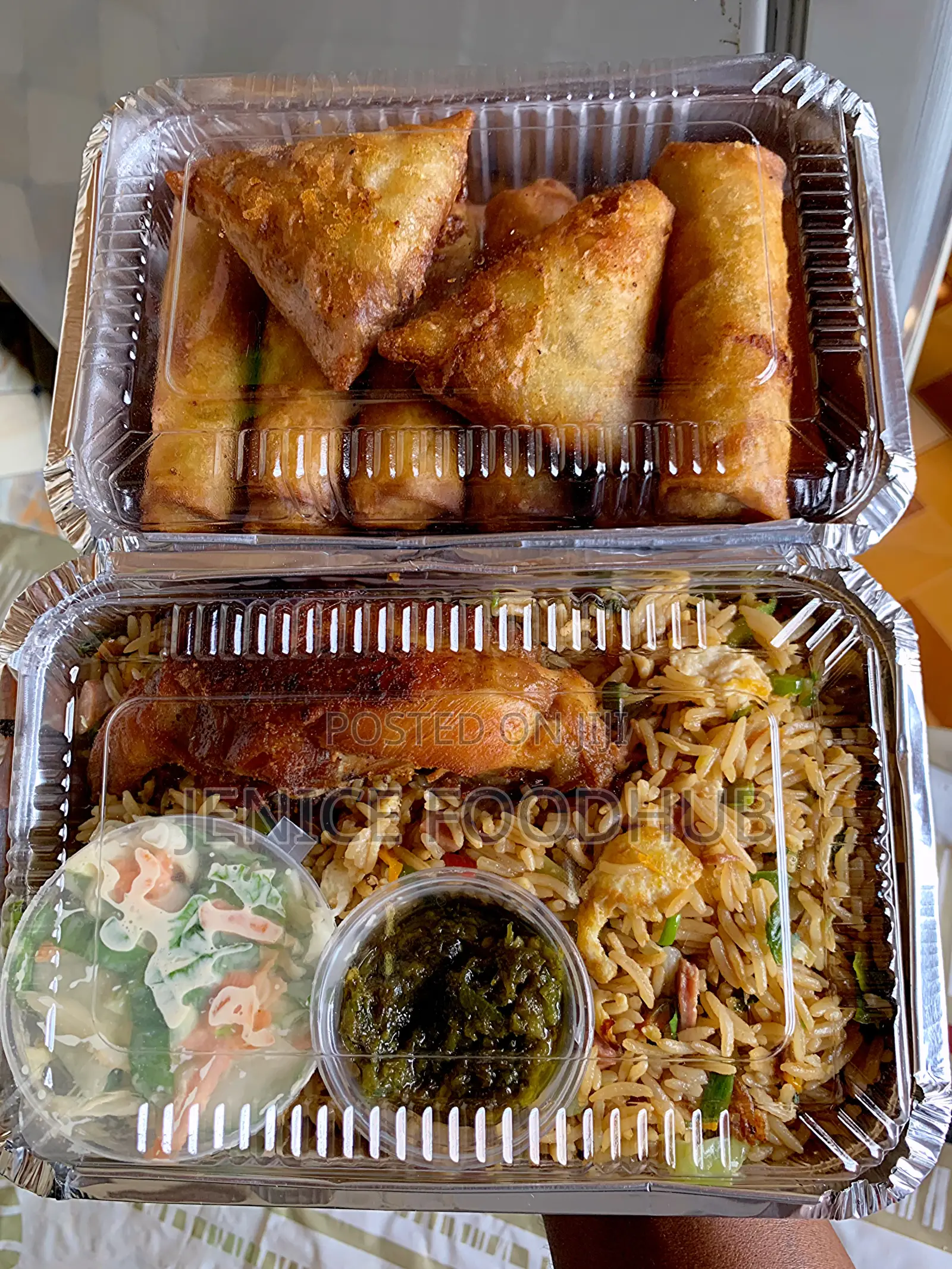 Jollof Rice and Fried Rice Packs