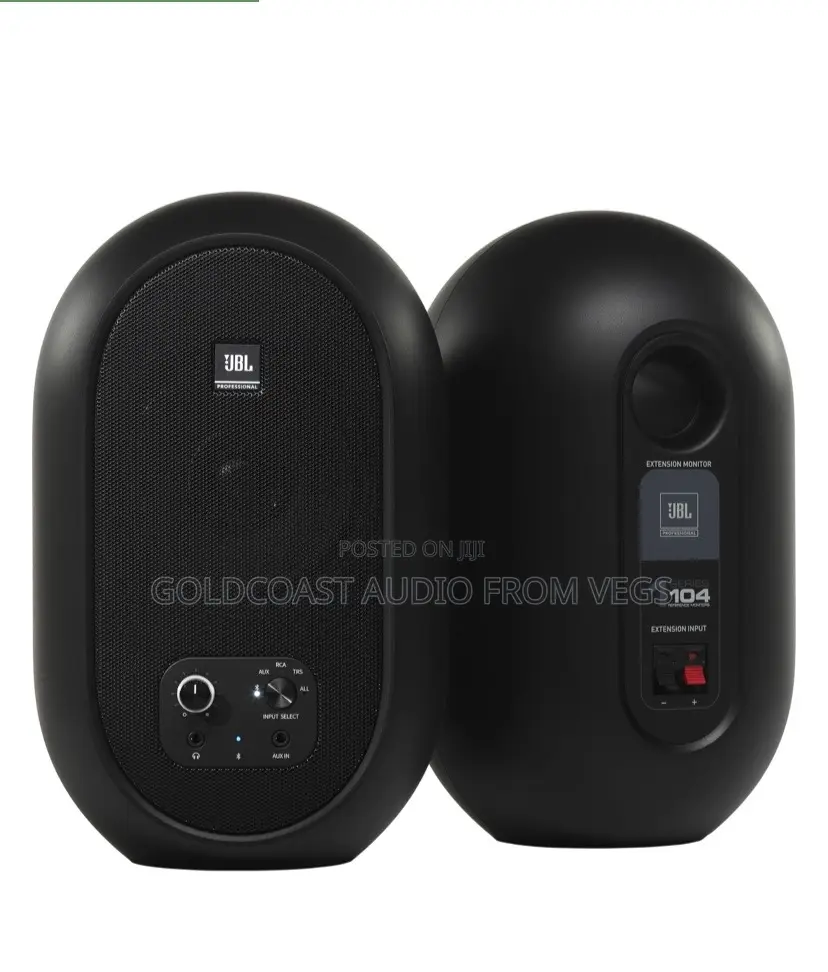 Jbl104-Bt Compact Studio Monitors With Bluetooth (Black Matte)