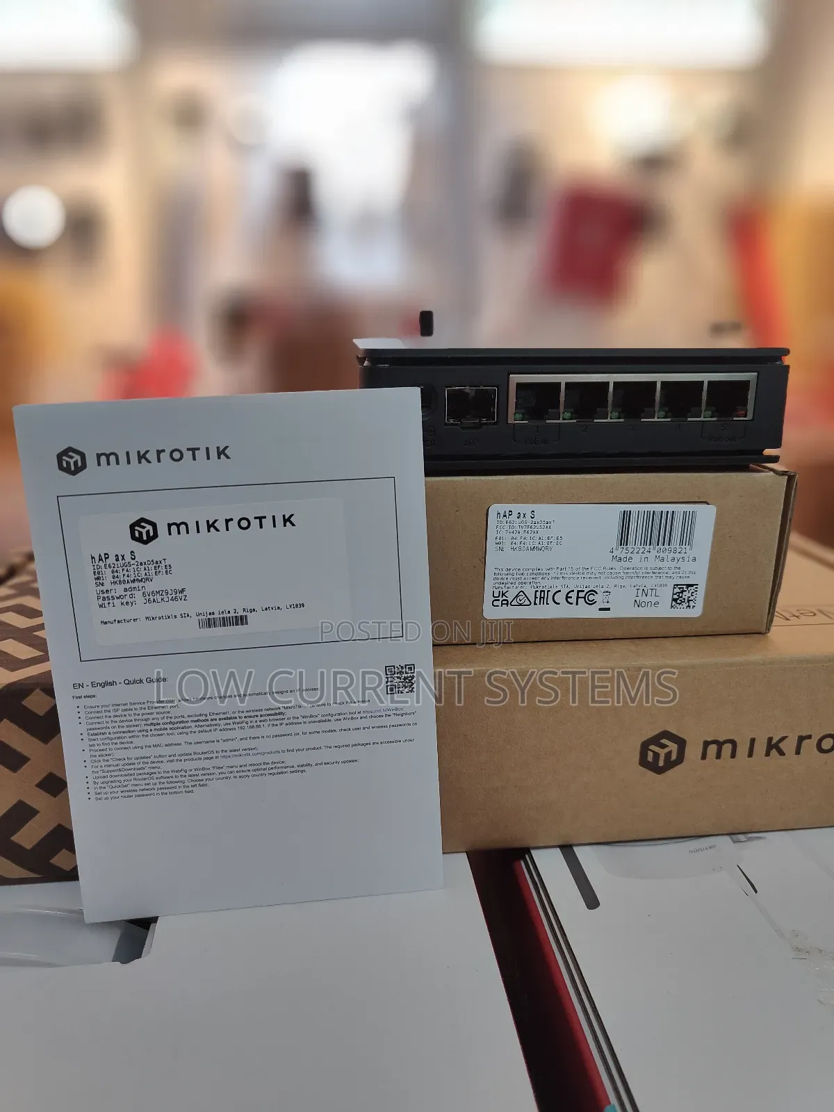 Mikrotik Router Board for Billing System Hotspot Business 512gb Ram