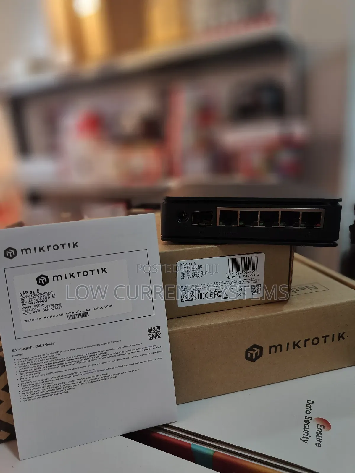 Mikrotik Billing Router for Hotspot Business 5 Gigabit Ports Ax2400