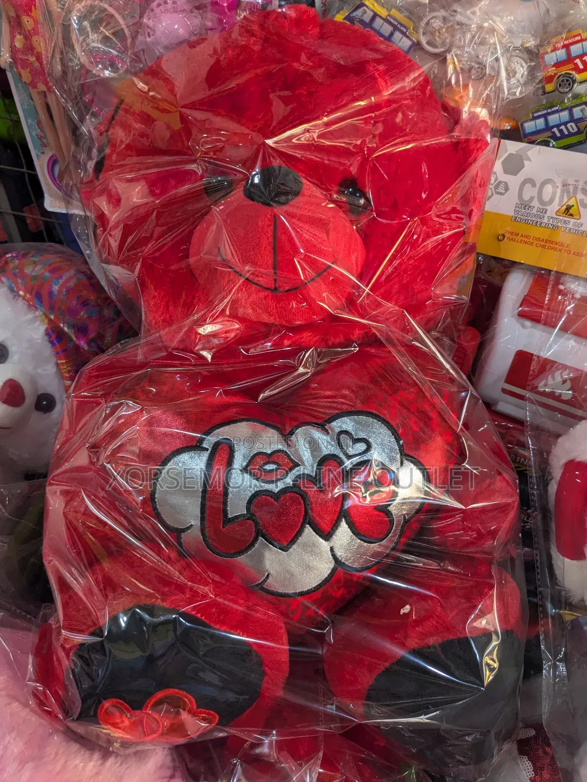 Mr. Red Teddy Bear