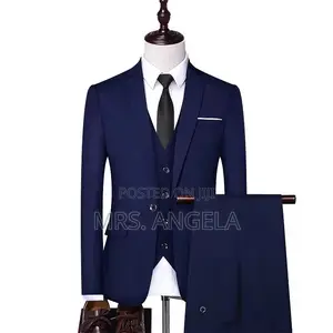 3 Piece Men Suit- Navy Blue