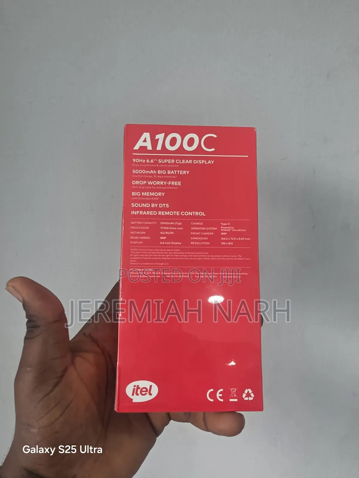 New Itel A100C 64 GB Blue