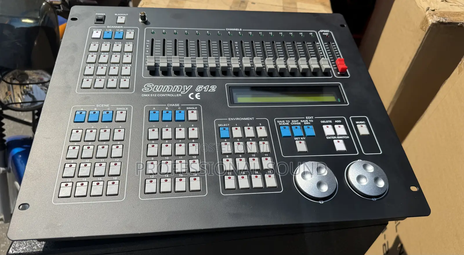 Sunny 512 DMX Controller.