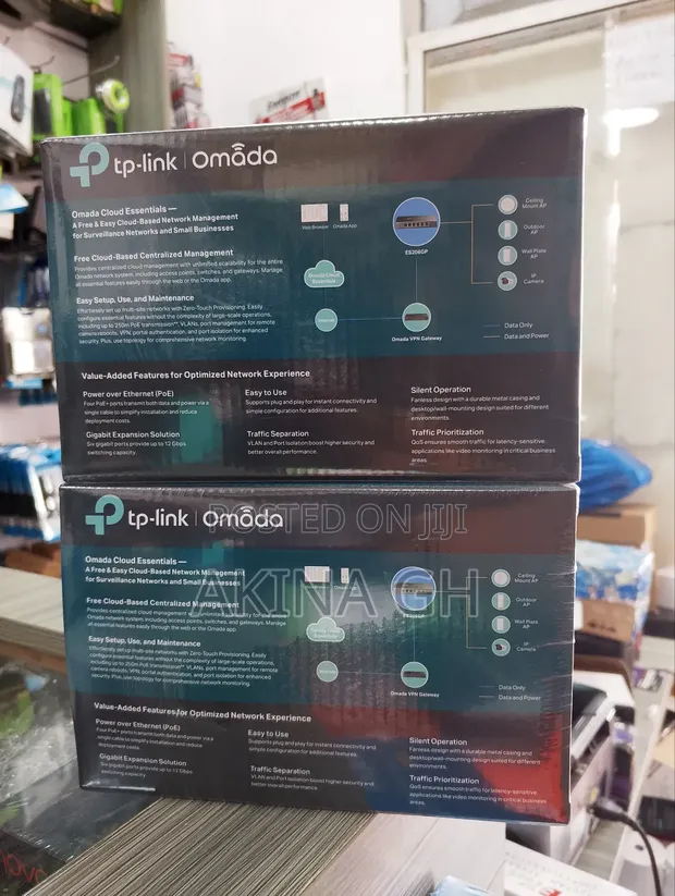 Tp Link Omada 6 Port Gigabit Easy Managed Poe+ Switch (Es206gp) 3