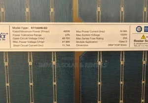 460w Bifacial Mono Half-Cut Solar Panel for Sale