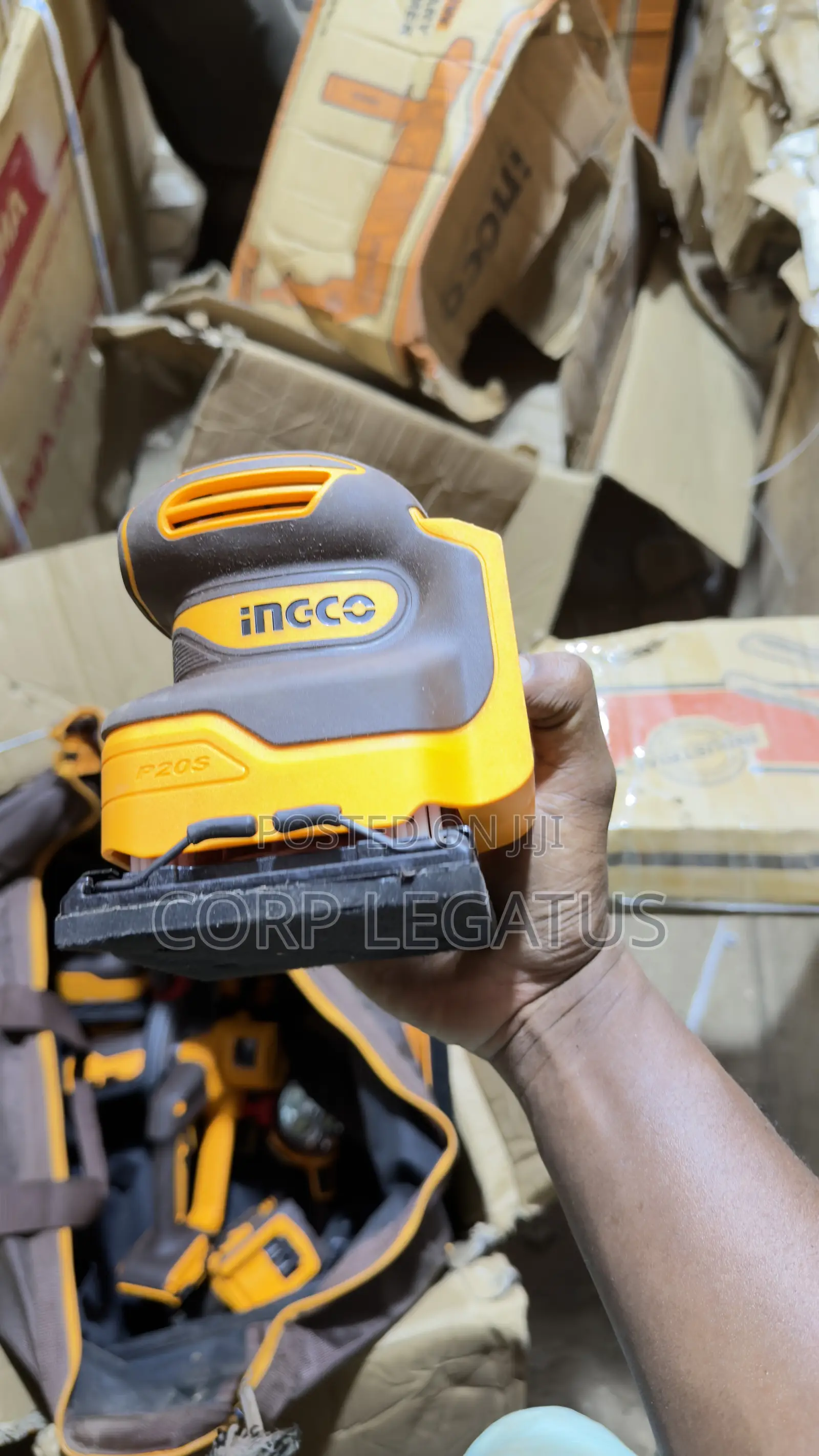 Ingco 20v Cordless Palm Sander