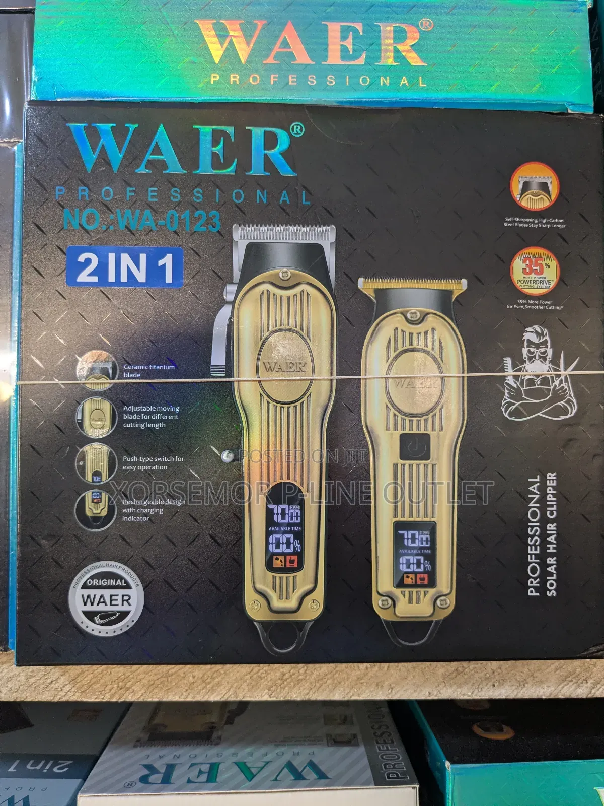 Professional Wa-0123 Double Clipper
