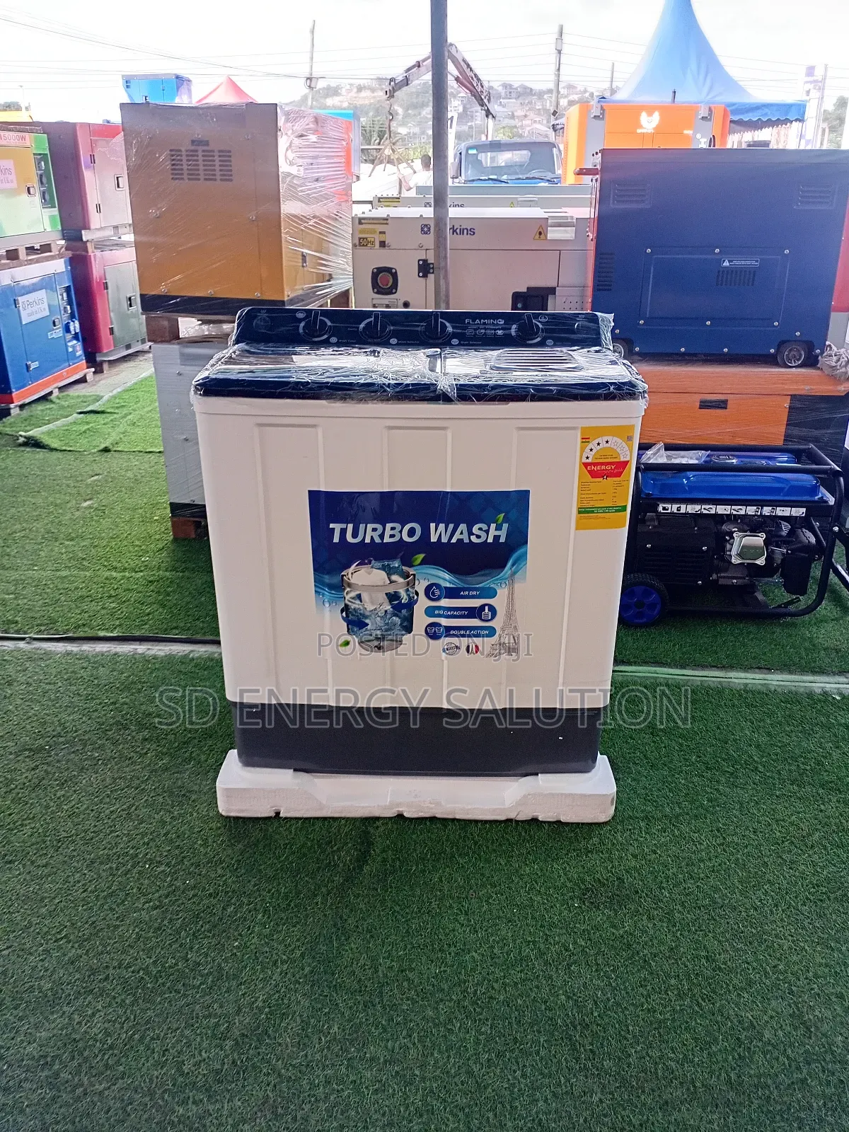 Spin Shine Washer 12kg Flamino Washing Machine