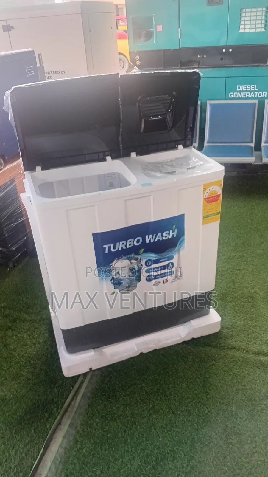 Flamino 12kg Twin Tub Washer – Big Capacity, Fast Wash