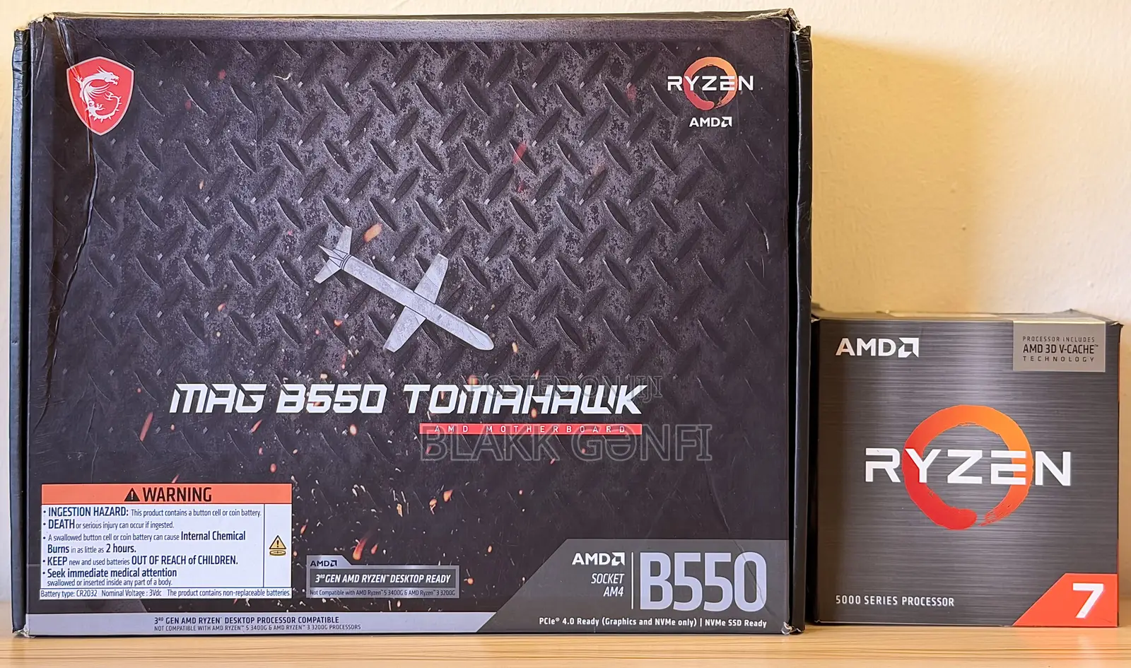 Ryzen 7 5700x Cpu + Msi B550 Motherboard