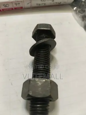 Carbon Steel Grade 8.8 M16 Bolts/Nuts/Spring Washer Full Tread, 80mm