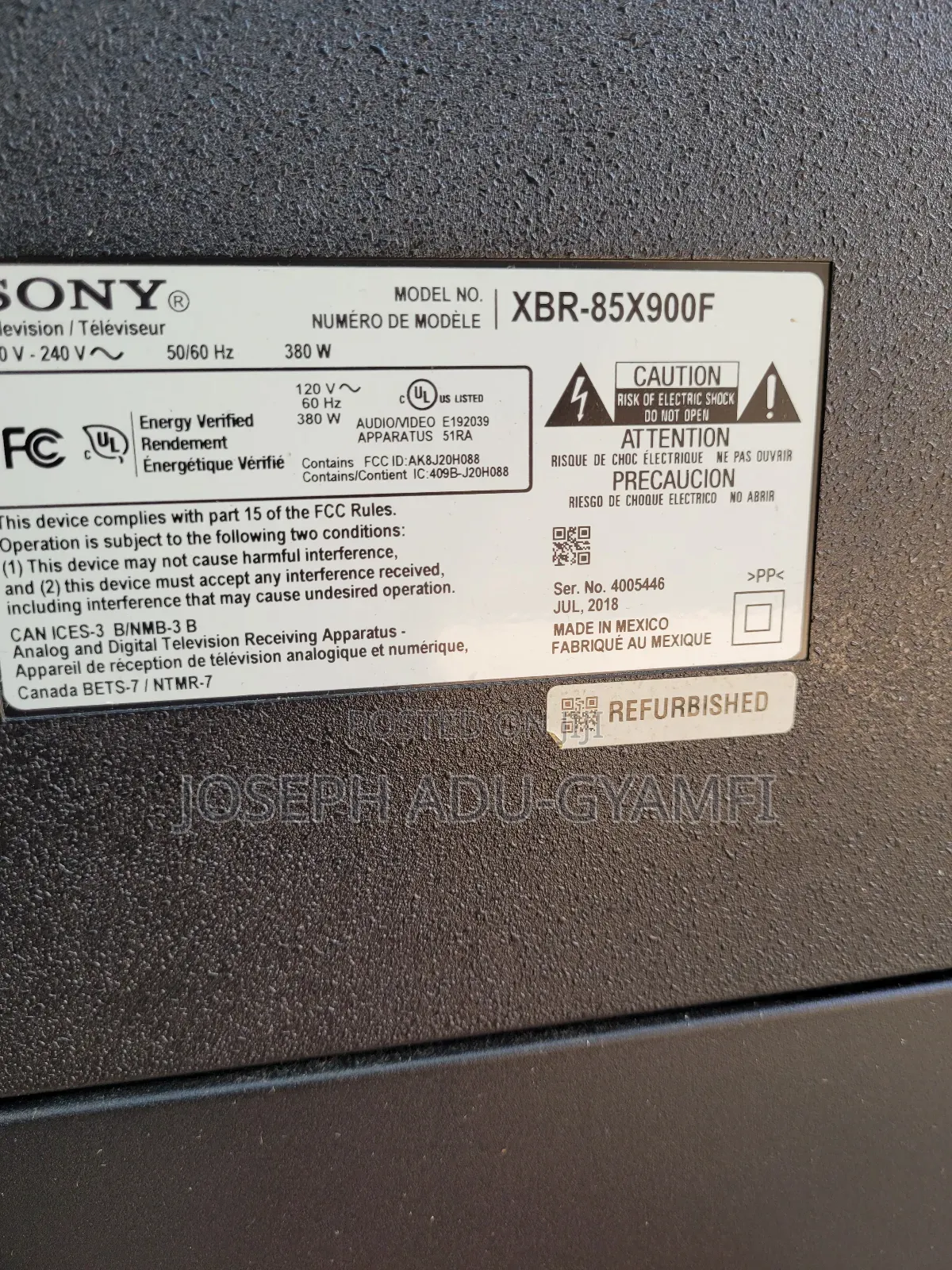 Samsung 49 To 85inches