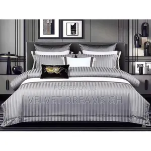 6pcs Line Line Bedsheet Set Soft, Elegant Durable Bedding
