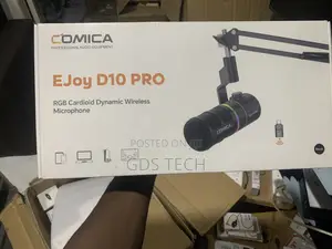 Comica Ejoy D10 Pro RGB Cardioid Dynamic Wireless Microphone